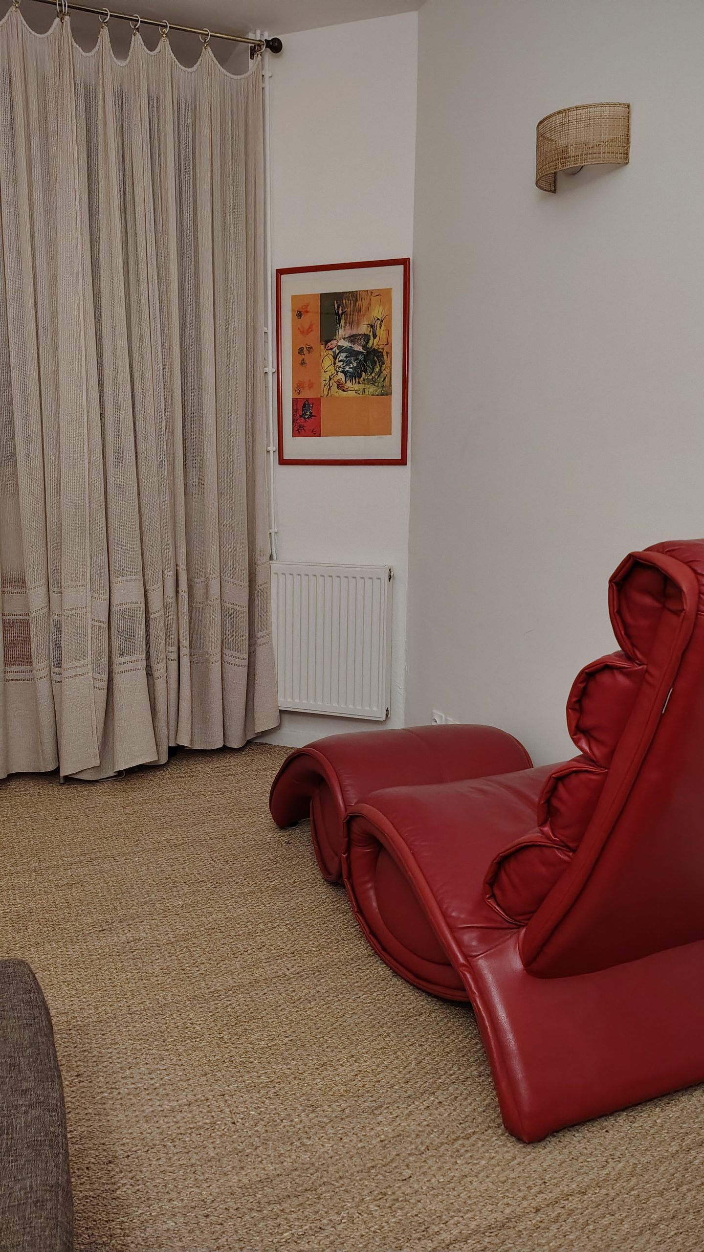 Table de massage pliante dans le Cabinet du Haut pour réflexologie, naturopathie et pratiques bien-être